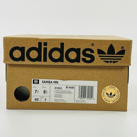 Adidas Samba Millennium 'White Black Gum' IF1953 Multi Size - Picture 16 of 16